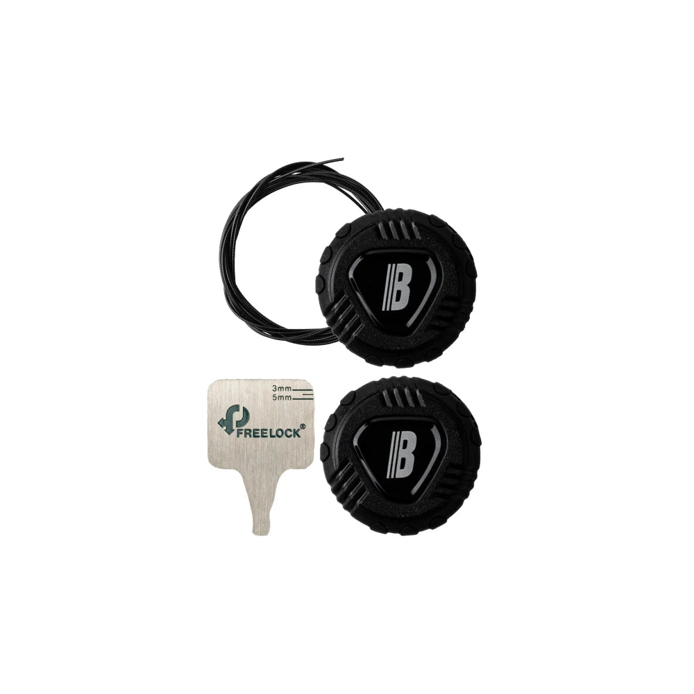 Blaklader B104 0000 Reparatieset Freelock Zijkant Lage Veiligheidsschoenen Zwart Medium Grijs