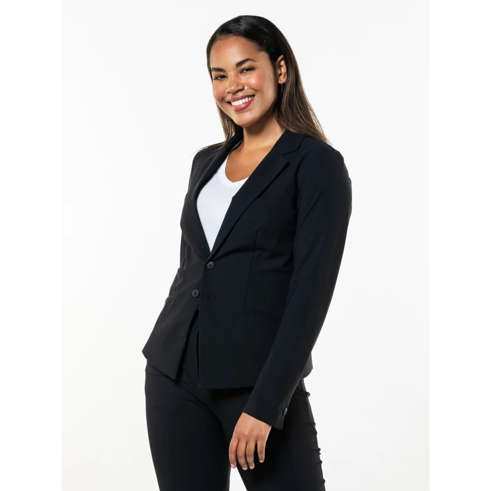 Chaud Devant Blazer Rosemary Black Zwart