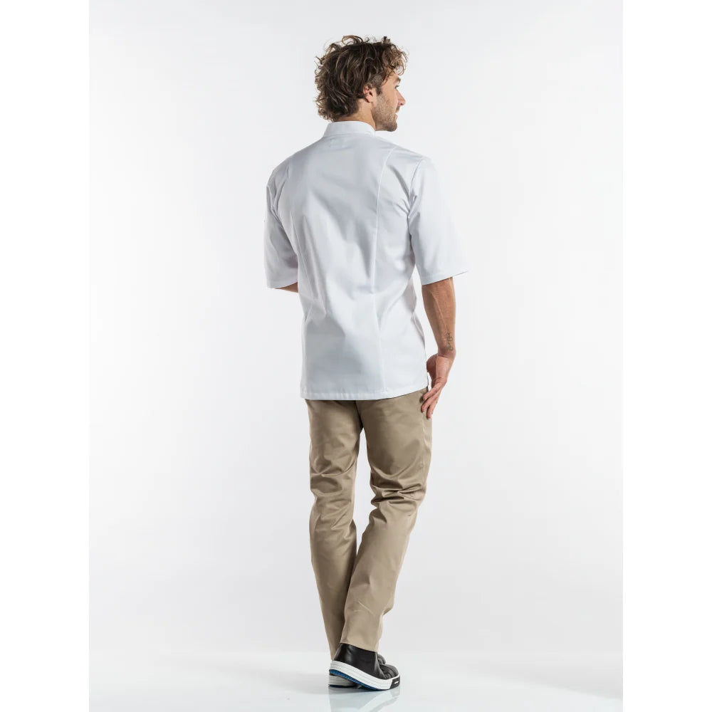 Chaud Devant Koksbuis Bacio White Short Sleeve Wit