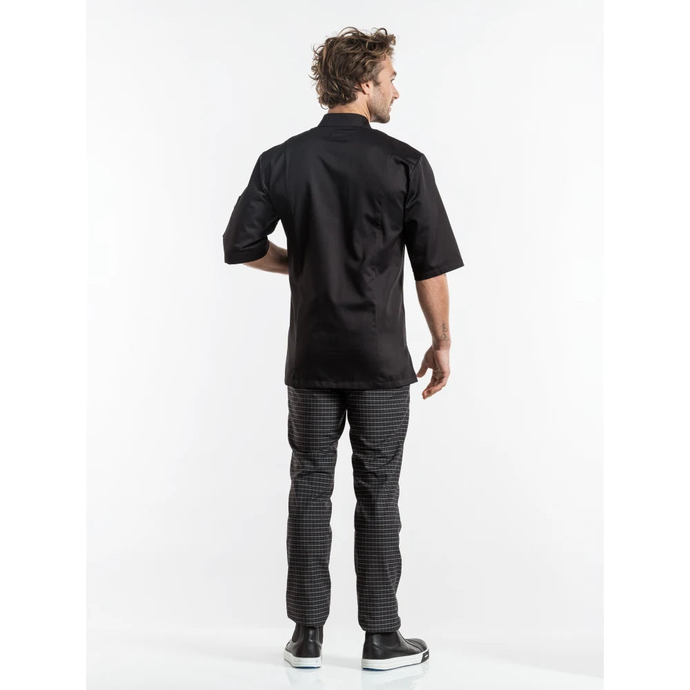 Chaud Devant Koksbuis Monza Black Short Sleeve Zwart