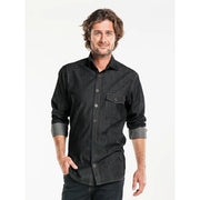 Chaud Devant Overhemd/Blouse Men Antra Denim Stretch Antraciet