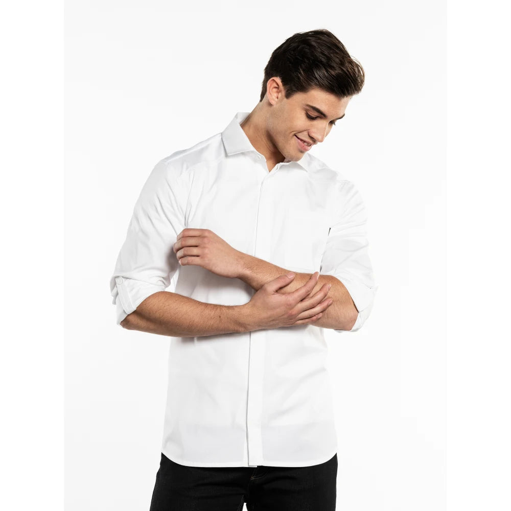 Chaud Devant Overhemd/Blouse Men White Fx Wit