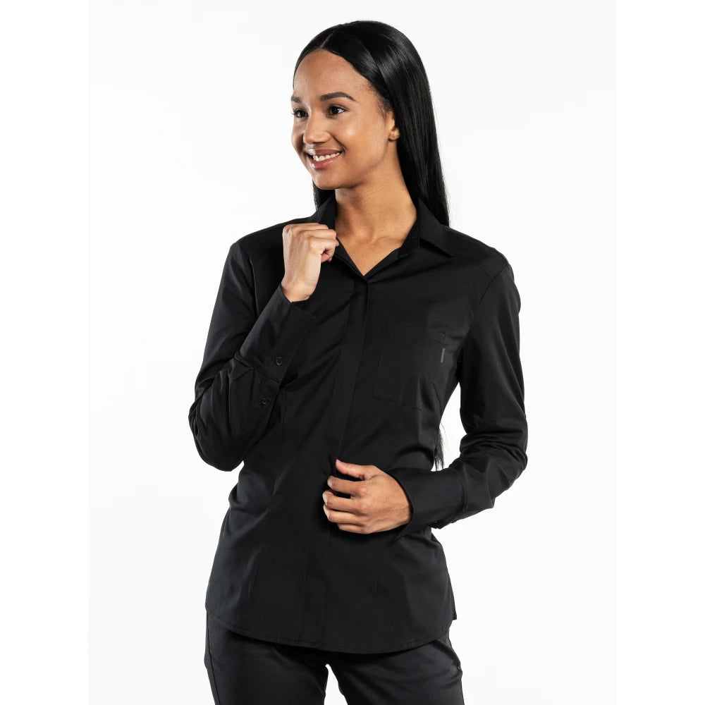 Chaud Devant Overhemd/Blouse Women Black Fx Zwart
