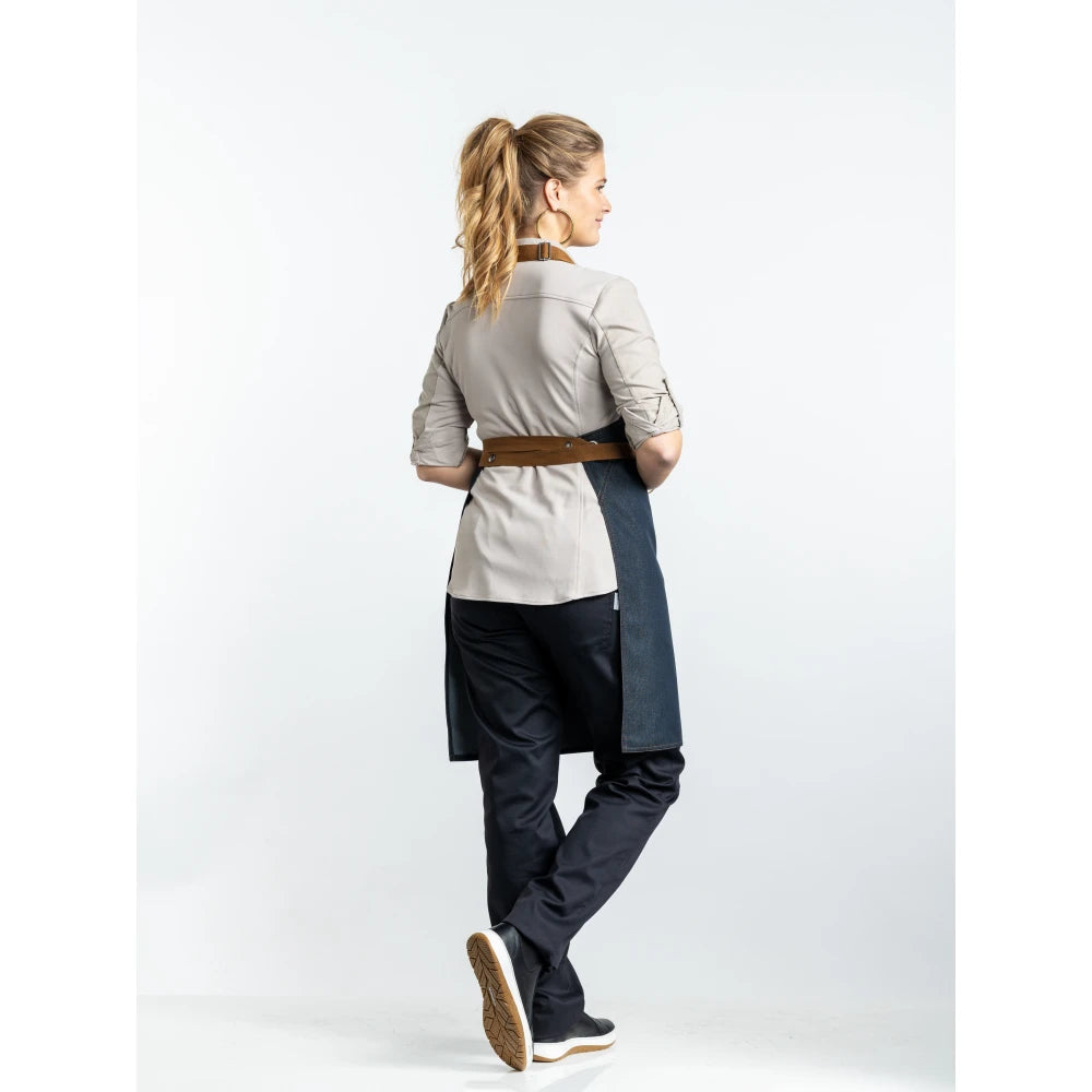 Chaud Devant Schort Clip Black Denim Zwart