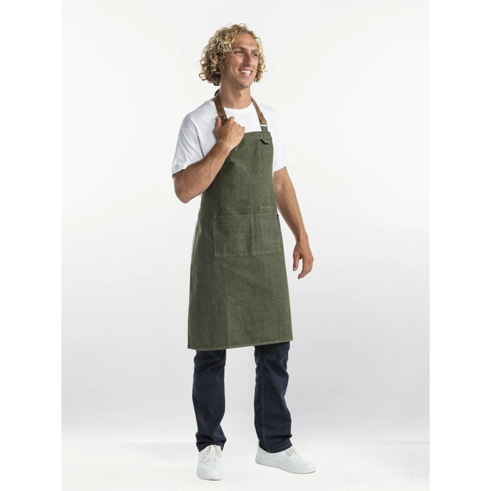 Chaud Devant Schort Forene Green Denim Groen