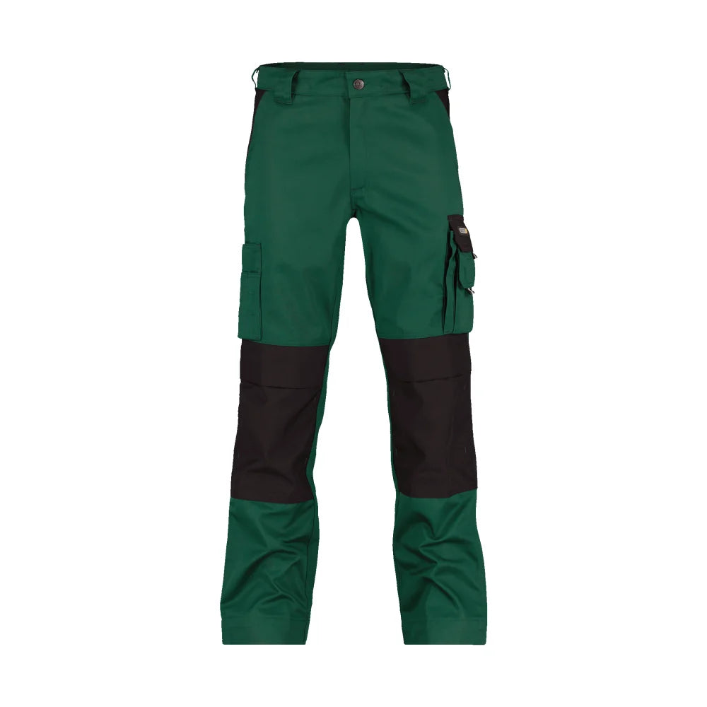 Dassy Boston Tweekleurige Werkbroek Met Kniezakken 245 G/M² Flessengroen Zwart
