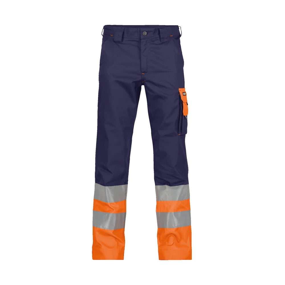 Dassy Omaha Hogezichtbaarheidsbroek 300 G/M² Marineblauw Fluo-Oranje
