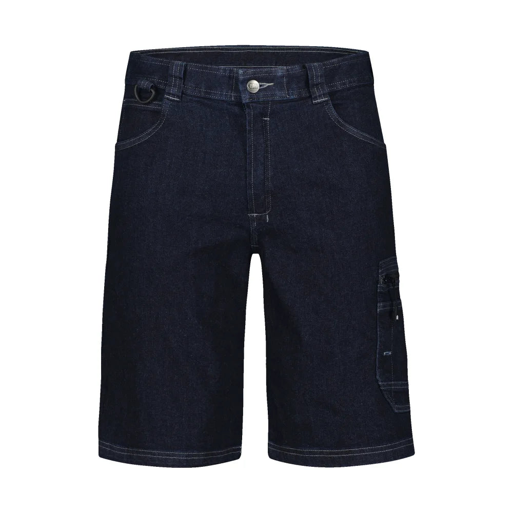 Dassy Tokyo Jeanswerkshort Met Stretch 320 G/M² Jeansblauw