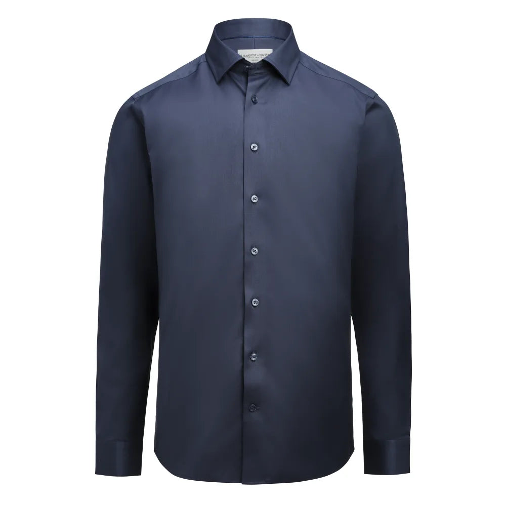 J.Harvest & Frost Gb02 Twill Stretch Regular Fit Marine