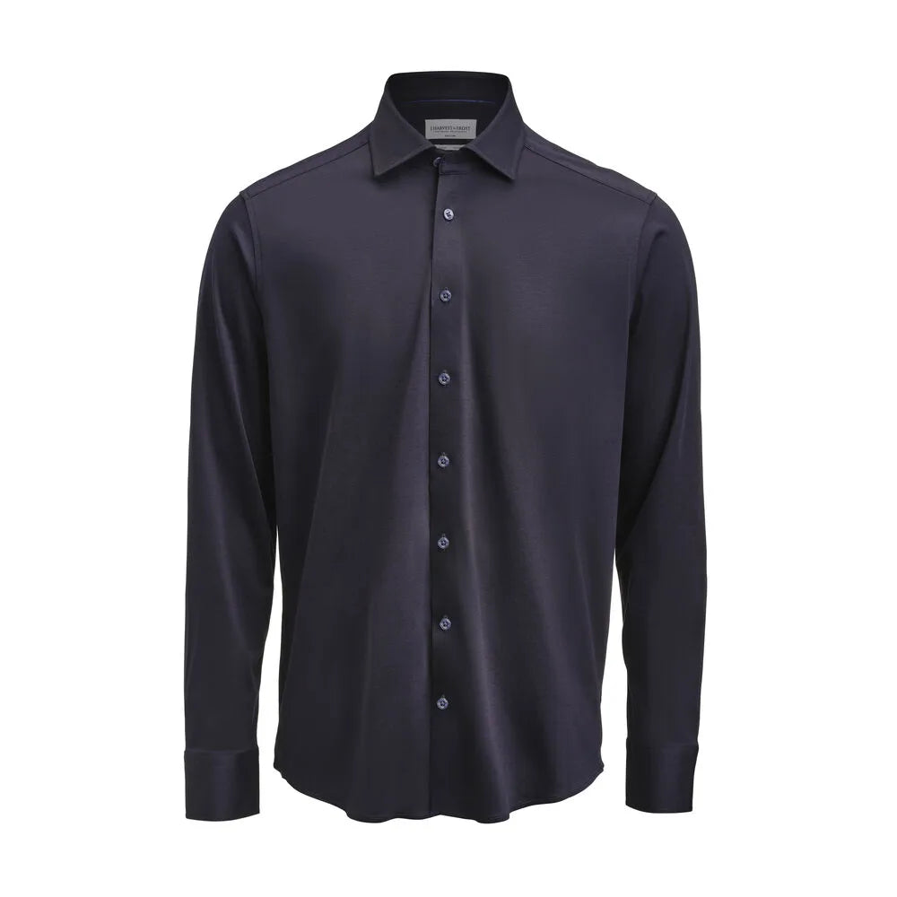 J.Harvest & Frost Indigo Bow 132 Hemd Slim Fit Heren Marine