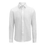 J.Harvest & Frost Indigo Bow 135 Hemd Slim Fit Heren Wit