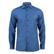J.Harvest & Frost Purple Bow 142 Hemd Regular Fit Heren Blauw