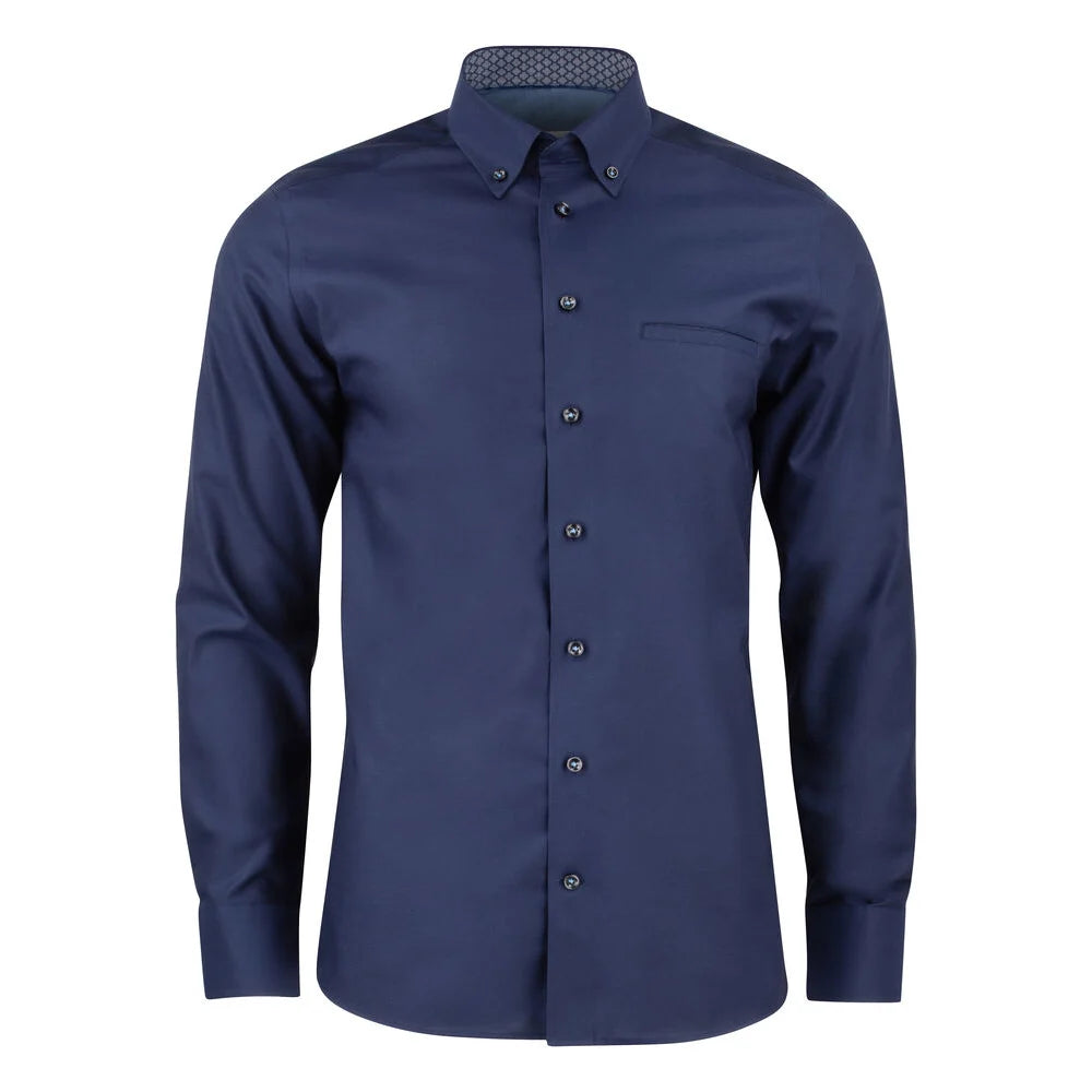 J.Harvest & Frost Red Bow 121 Hemd Regular Fit Heren Marine