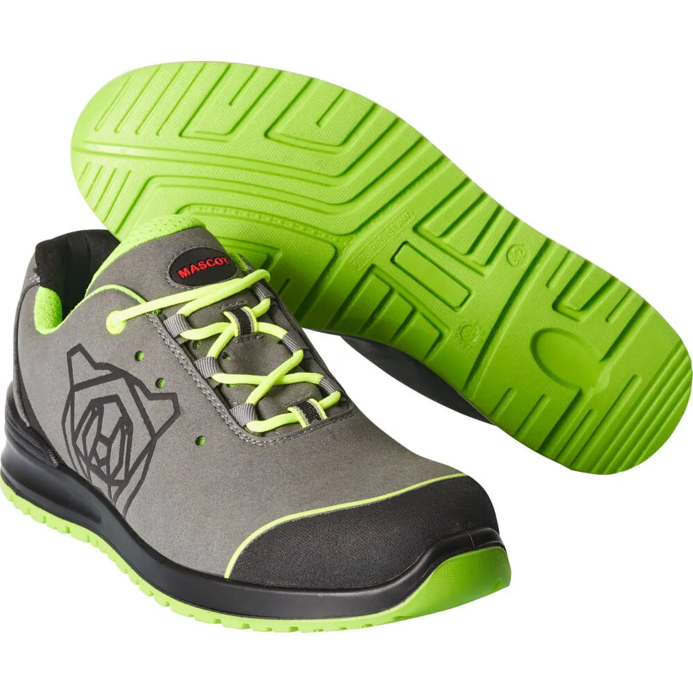 Mascot F0210-702 Grijs Limoen Groen S1P Veiligheidsschoenen Laag