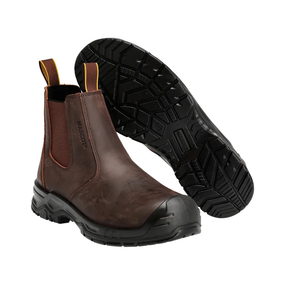 Mascot F1000-715 Donkerbruin Zwart S3S Veiligheidsschoenen Hoog