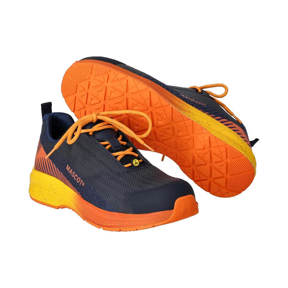 Mascot F1600-909 Donkermarine Helder Oranje S1PS Veiligheidsschoenen Laag