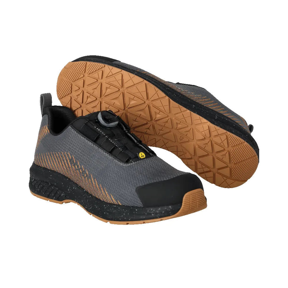 Mascot F1601-909 Steengrijs Notenbruin S1PS Veiligheidsschoenen Laag
