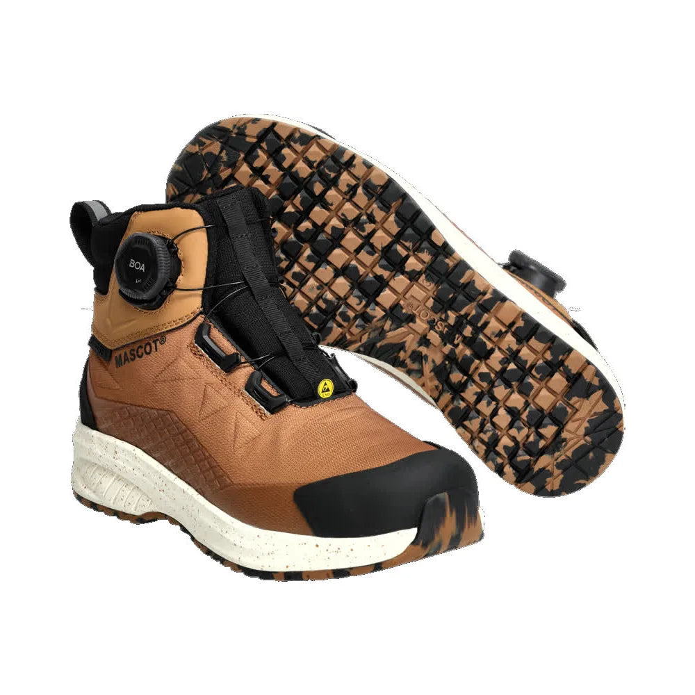 Mascot F1602-702 Notenbruin S7S Veiligheidsschoenen Hoog