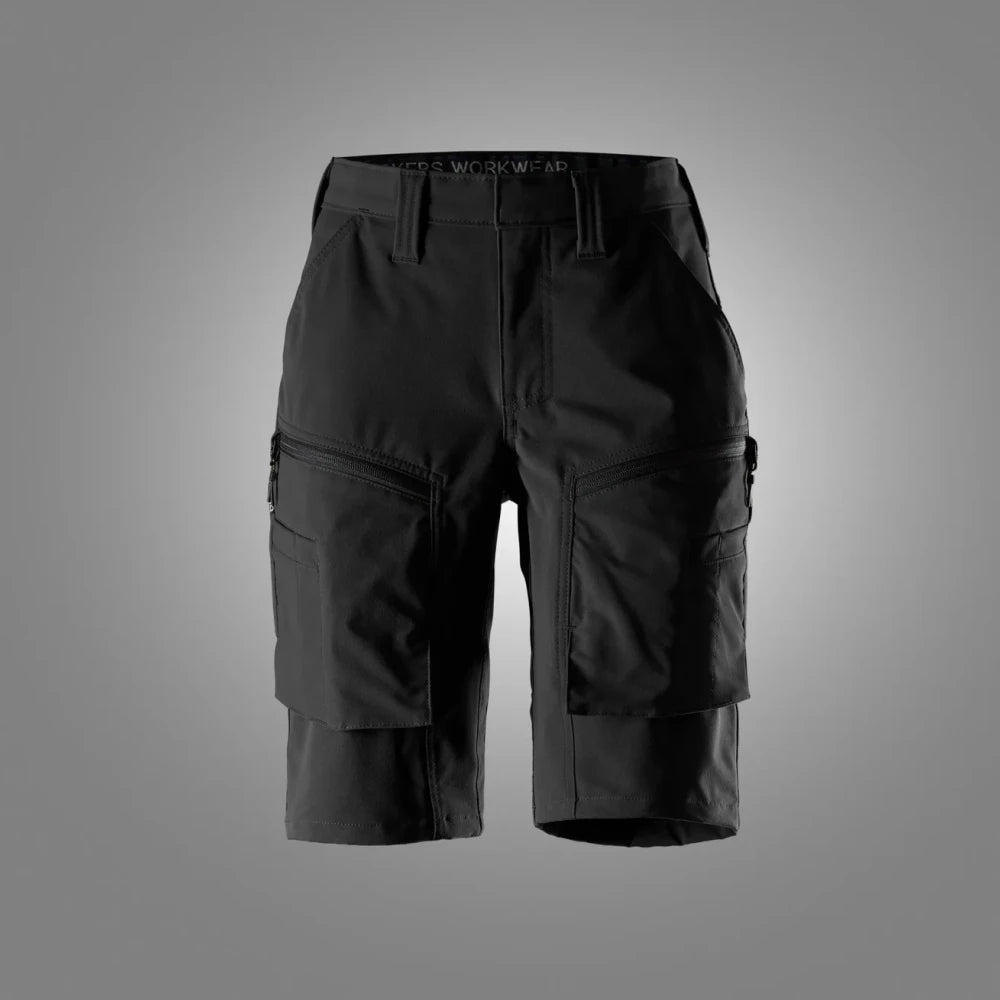 Snickers 6174 Servicework Service Stretch Dameswerkshorts 0400 Black
