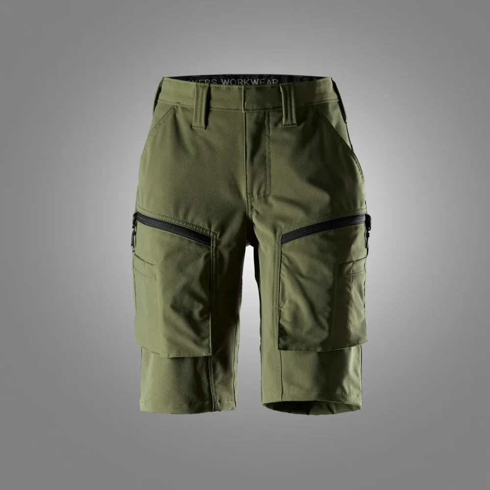 Snickers 6174 Servicework Service Stretch Dameswerkshorts 3100 Khaki Green
