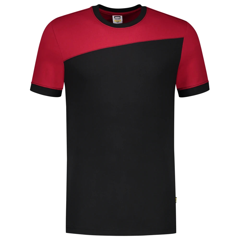 Tricorp 102006 T-Shirt Bicolor Naden Black Red