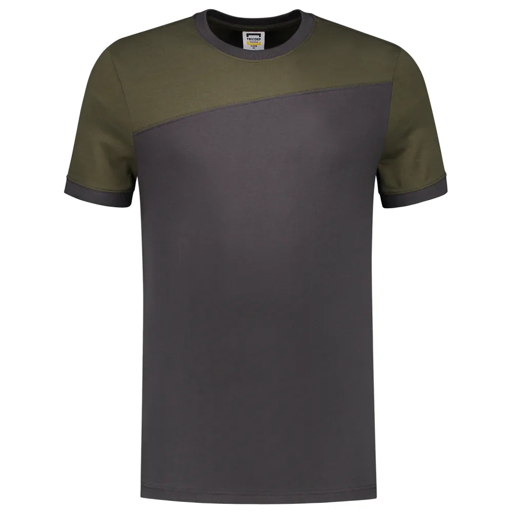 Tricorp 102006 T-Shirt Bicolor Naden Dark Grey Army