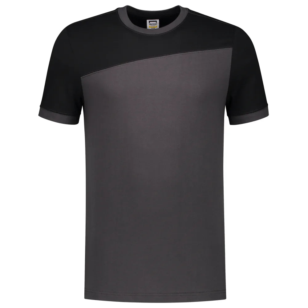 Tricorp 102006 T-Shirt Bicolor Naden Dark Grey Black