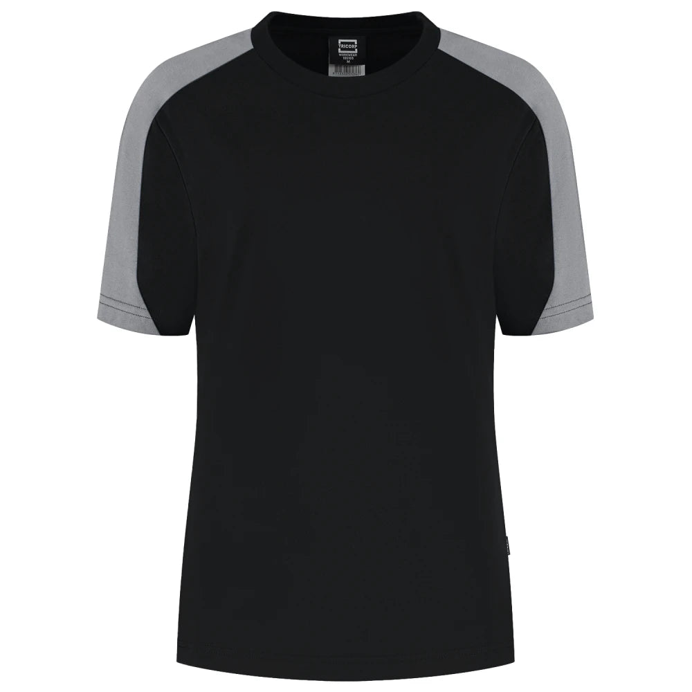 Tricorp 106109 T-Shirt Bicolor Redefined Dames Black Grey