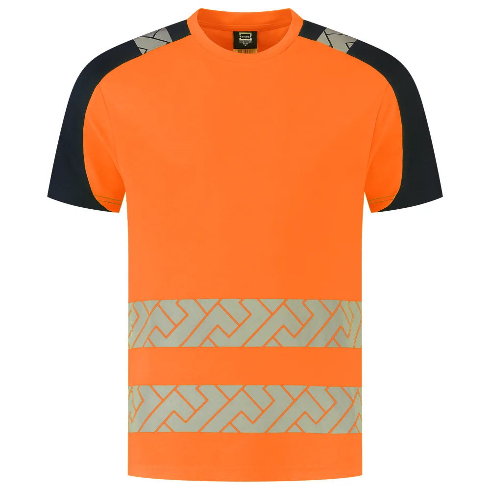 Tricorp 106110 T-Shirt High Vis Redefined Industrieel Wasbaar Fluor Orange Ink