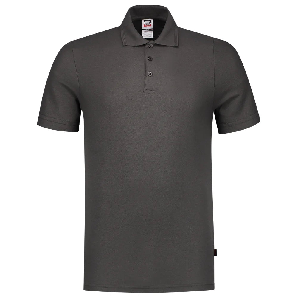 Tricorp 201020 Poloshirt Fitted 60°C Wasbaar Dark Grey