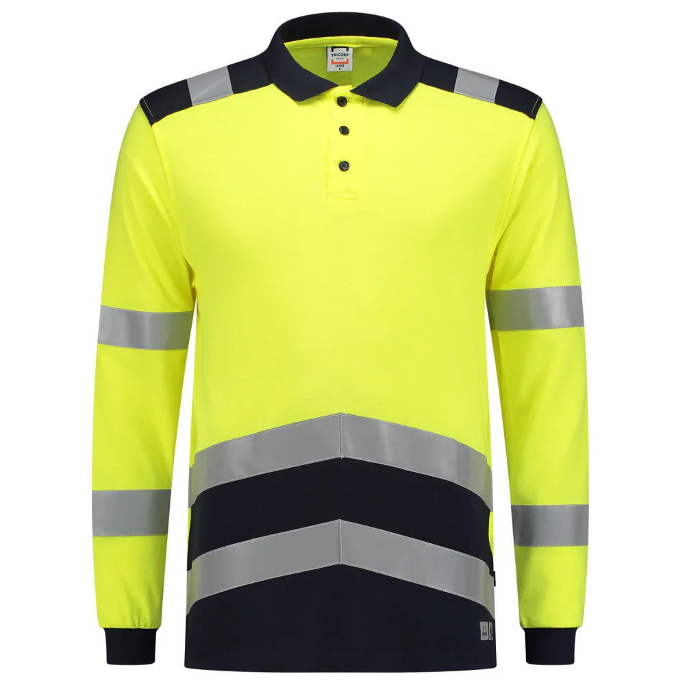 Tricorp 203003 Poloshirt Multinorm Bicolor Fluor Yellow Ink