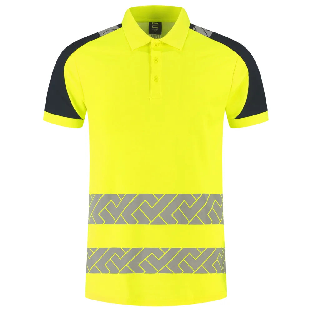 Tricorp 206109 Poloshirt High Vis Redefined Industrieel Wasbaar Fluor Yellow Ink