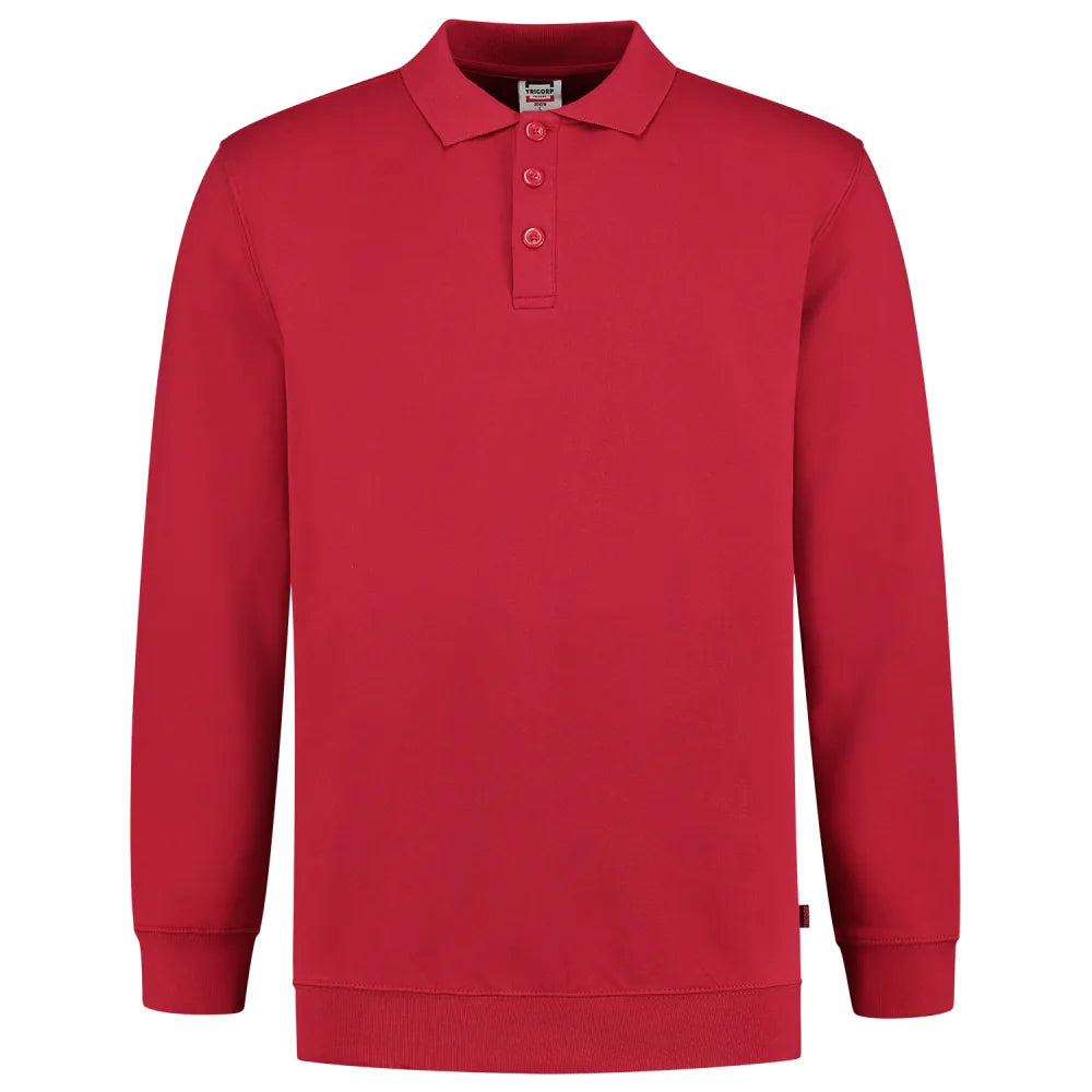 Tricorp 301016 Polosweater Boord 60°C Wasbaar Red