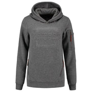 Tricorp 304007 Sweater Premium Capuchon Logo Dames Stone Grey Mel