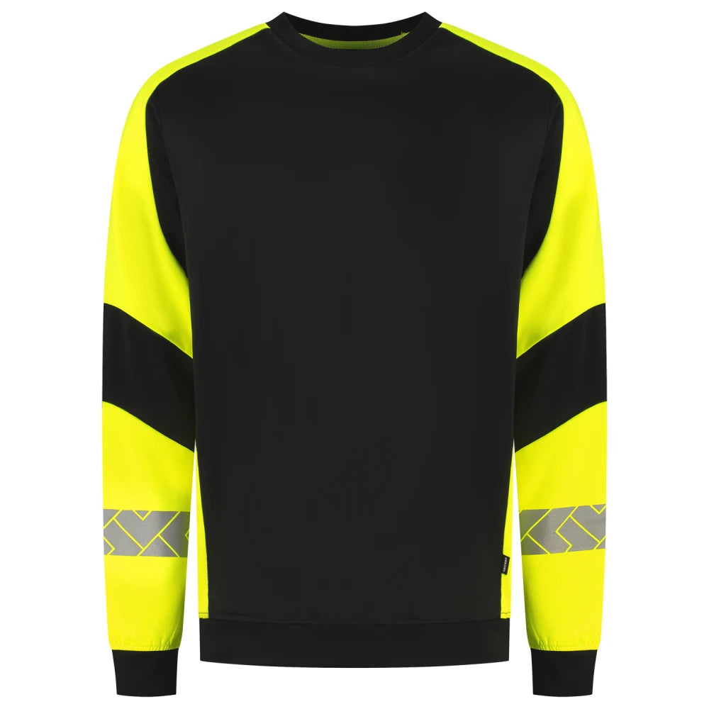 Tricorp 306101 Sweater Reflective Redefined Black Fluor Yellow