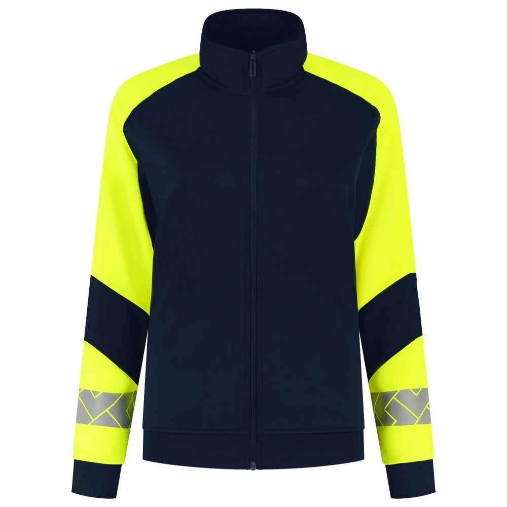 Tricorp 306115 Sweatvest Reflective Redefined Dames Ink Fluor Yellow