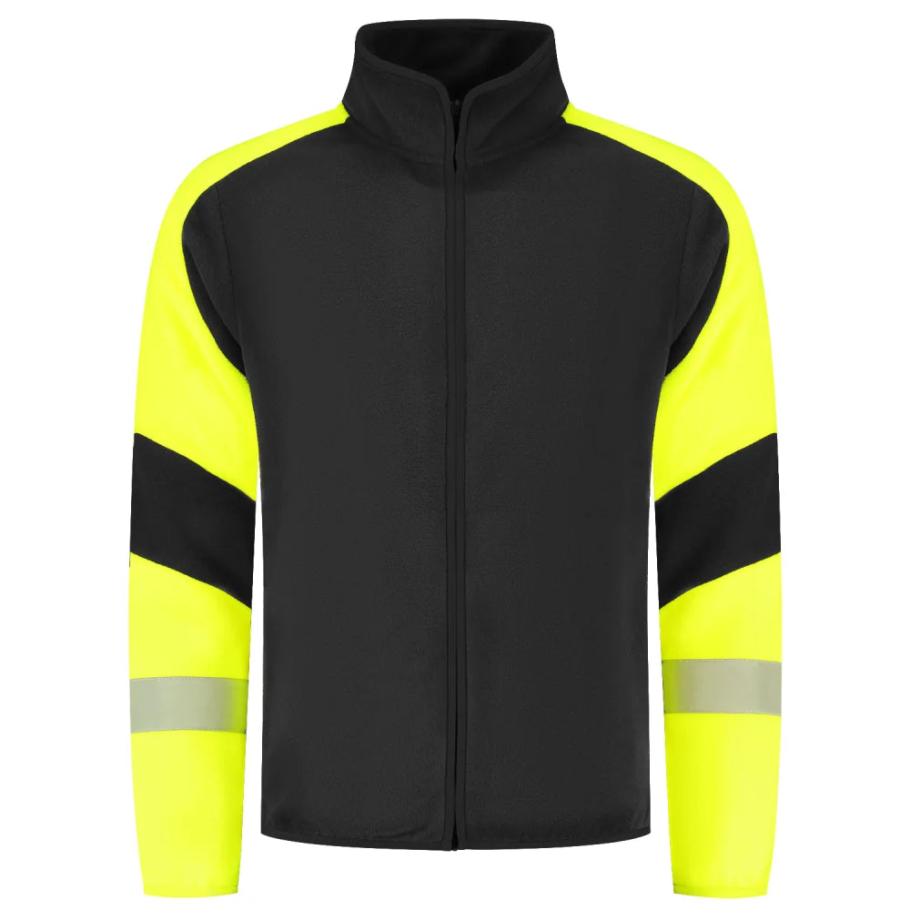Tricorp 306119 Fleecejack Reflective Redefined Black Fluor Yellow