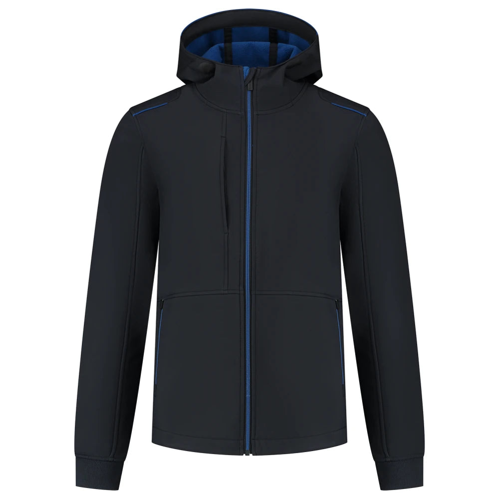 Tricorp 402705 Softshell Capuchon Accent Navy Royal Blue