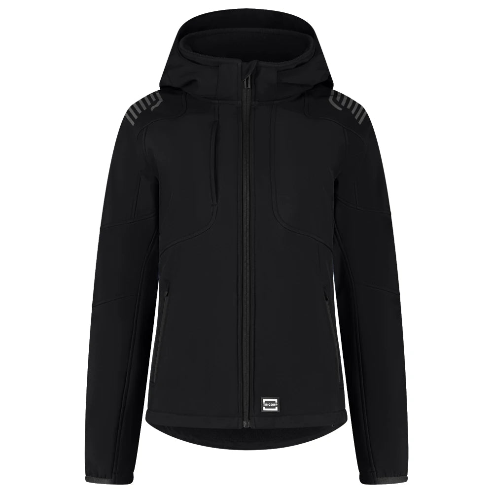 Tricorp 406113 Softshell Capuchon Luxe Redefined Dames Black