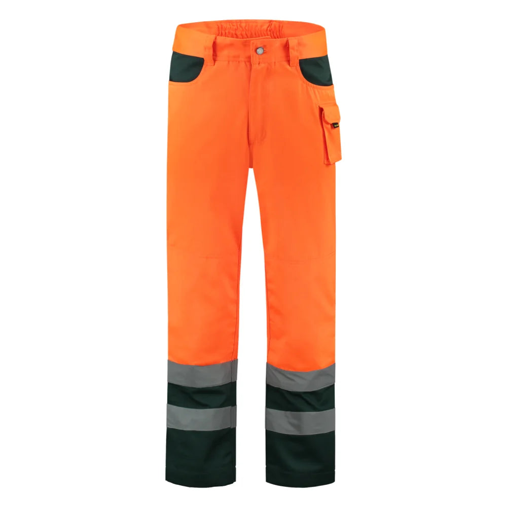 Tricorp 503002 Werkbroek Iso20471 Bicolor Fluor Orange Green