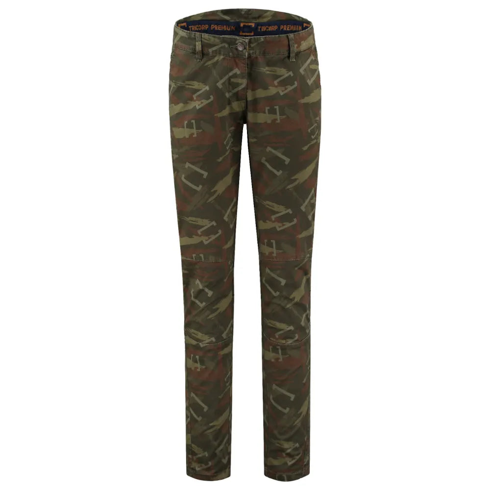 Tricorp 504006 Chino Premium Print Dames Army Print