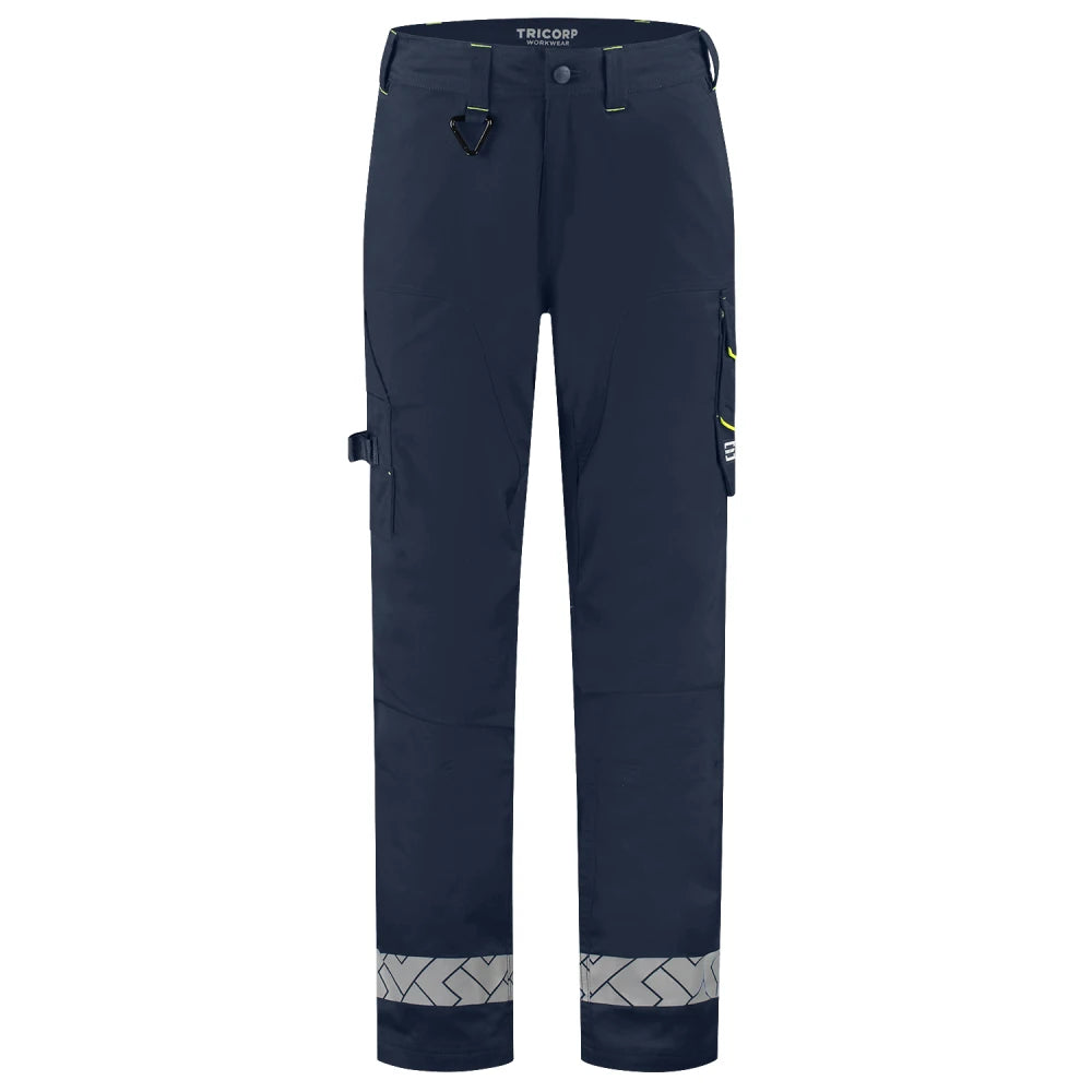 Tricorp 506109 Werkbroek Functional Stretch Reflective Redefined Ink Fluor Yellow