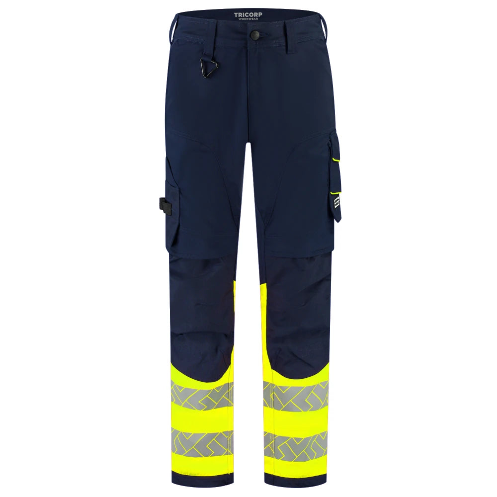 Tricorp 506118 Werkbroek Functional Stretch High Vis Redefined Ink Fluor Yellow