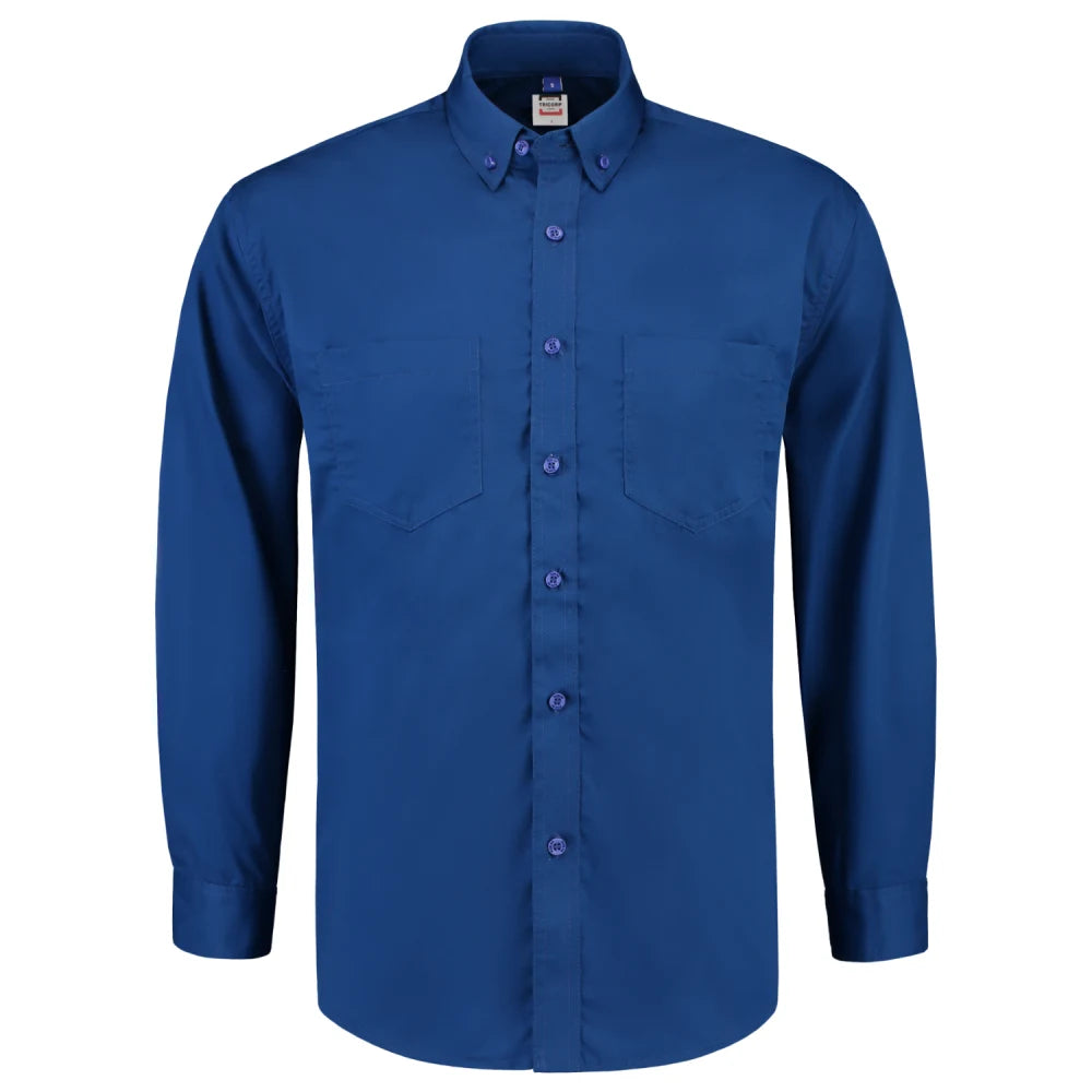 Tricorp 701004 Werkhemd Lange Mouw Basis Royal Blue
