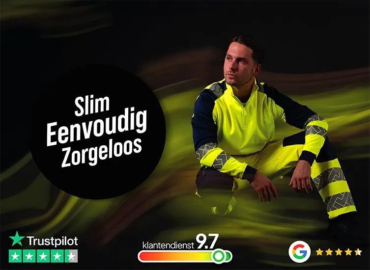 Werkkleding werkschoenen PBM bestellen bedrukken borduren beheren